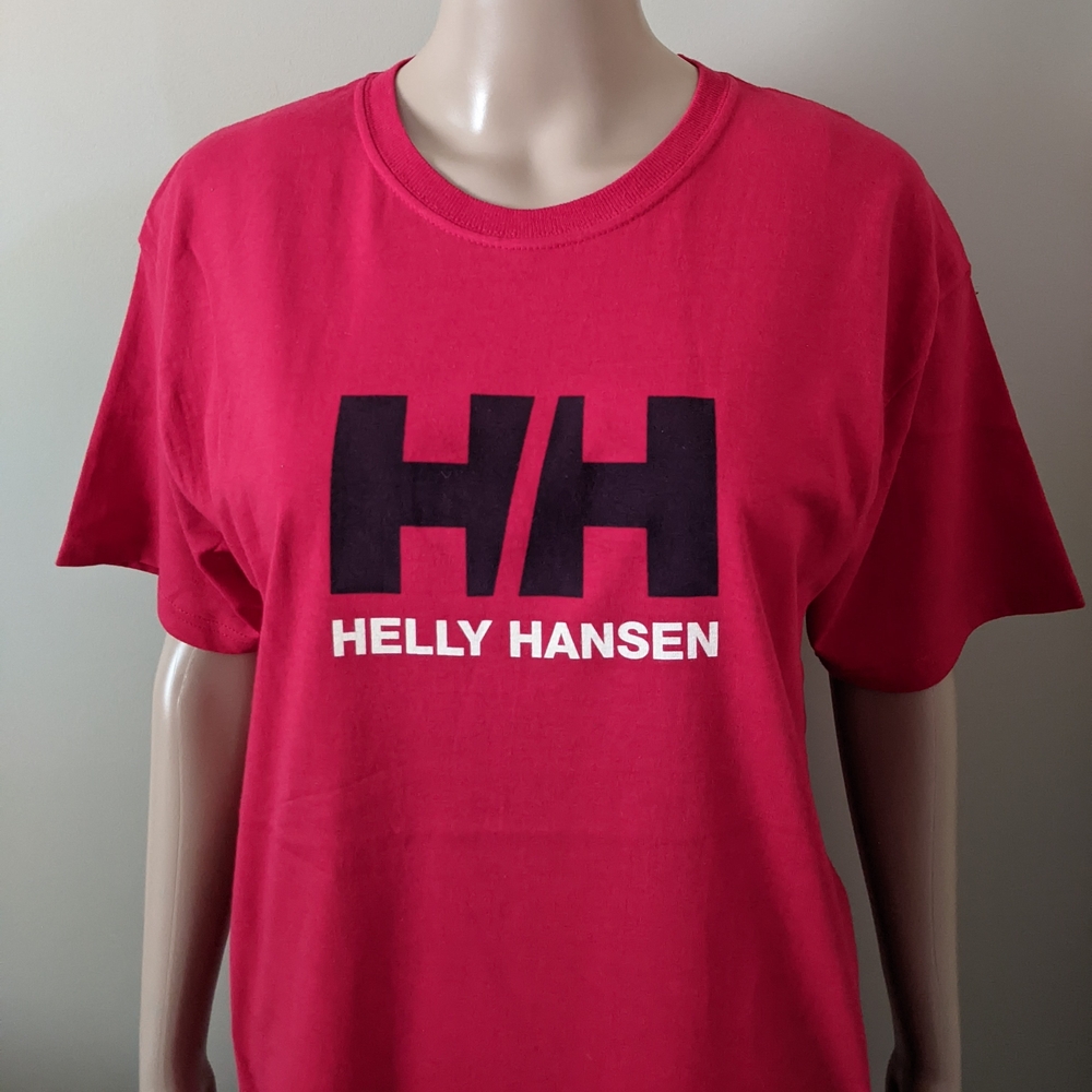 Helly Hansen HH Logo Red T-Shirt, Men's Medium